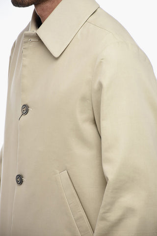 Overshirt in Misto Seta con Spacco Posteriore