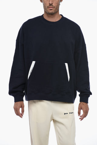 Felpa SARTORIAL TAPE in Cotone Garzato