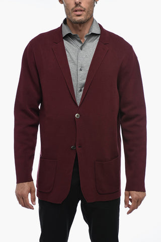 Blazer Sfoderato In Cotone Con Tasche A Toppa