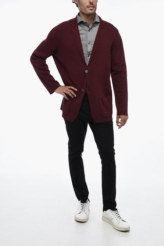 Blazer Sfoderato In Cotone Con Tasche A Toppa