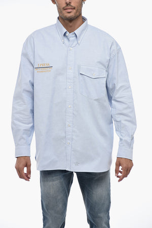 Lightweight Cotton Button-Down Shirt