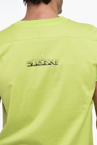 SHADOW PROJECT T-shirt Fluo con Stampa sul Retro