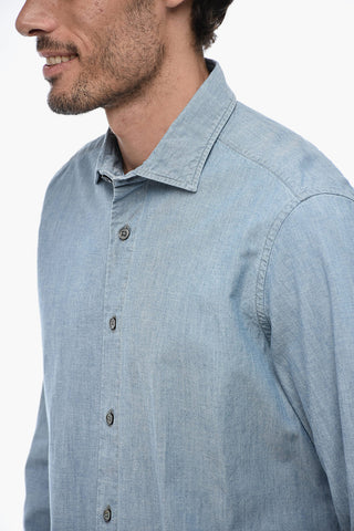 Long Sleeved Chambray Shirt