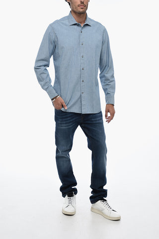 Long Sleeved Chambray Shirt