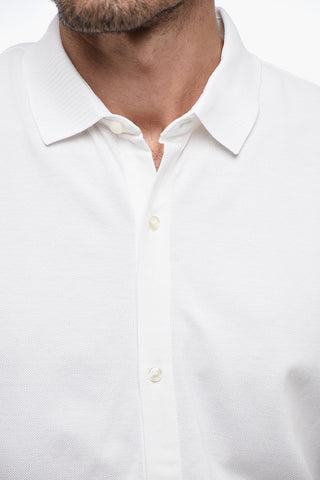CC COLLECTION Honeycomb Cotton Polo