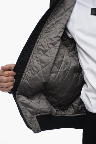 FLIGTH Bomber Jacket with Logoed Patchwork