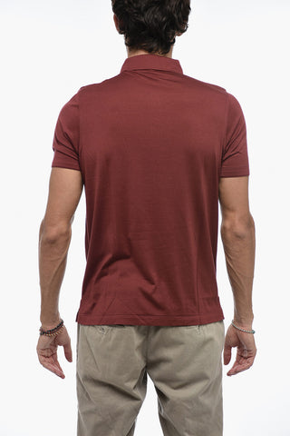 Silk Short Sleeeved Polo