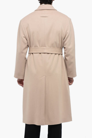 Double-Breast Over Coat with Buckle