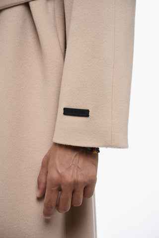 Double-Breast Over Coat with Buckle