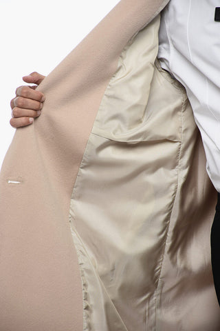 Double-Breast Over Coat with Buckle