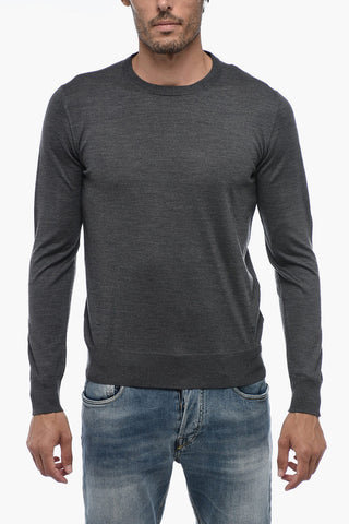 Maglia in Misto Lana e Seta con Vita Elasticizzata