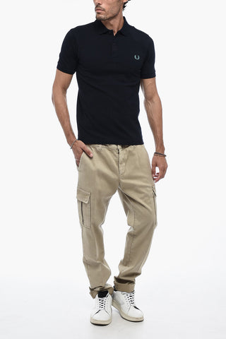 Piquet Cotton Polo with Embroidery