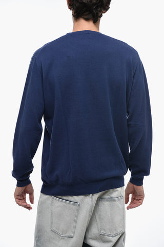 Pullover In Cotone Girocollo