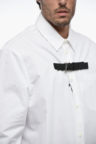 Langarmhemd mit Schnallendetail