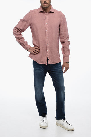 Long-Sleeve Linen Shirt