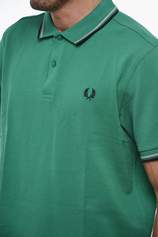 Piquet Cotton Polo with Embroidery