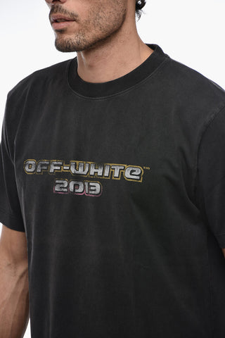 T-Shirt Girocollo 2013 con Effetto Vintage