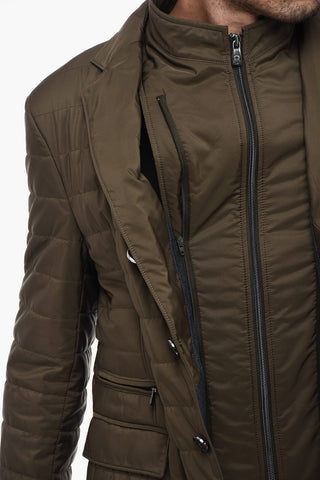 Giubbotto Trapuntato con Chest Piece Removibile
