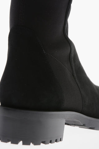 Under-the-Knee 5050 Suede and Fabric Boots