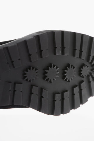 Under-the-Knee 5050 Suede and Fabric Boots