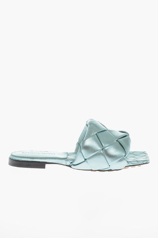 Slides LIDO In pelle Metallizzata