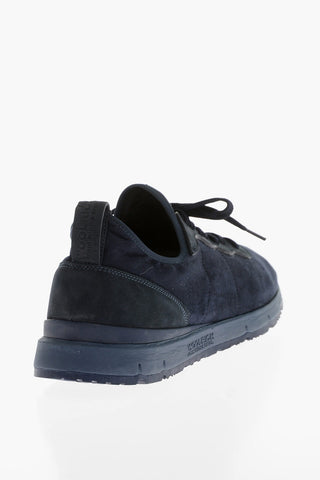 Suede Leather Running Sneakers