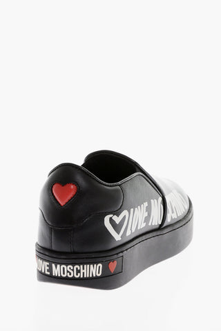 LOVE Sneakers Slip-On Con Stampa Logo