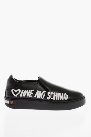LOVE Sneakers Slip-On Con Stampa Logo