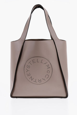 Vegan Leather With Perforated Logo
