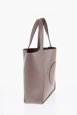 Vegan Leather With Perforated Logo