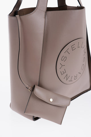 Vegan Leather With Perforated Logo