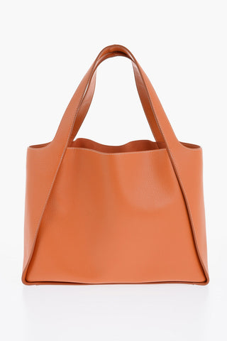 Borsa Tote In Pelle Vegana Con logo Traforato