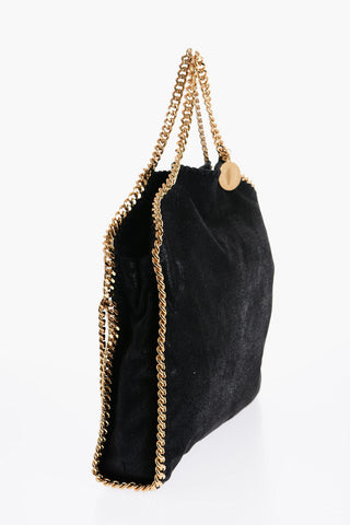 Vegan Leather Shoulder BagWith Chain Details