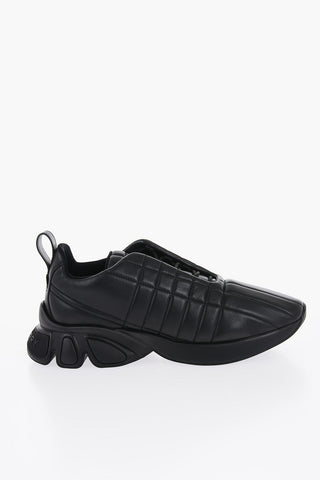 Quilted Leather Low-Top Sneakers