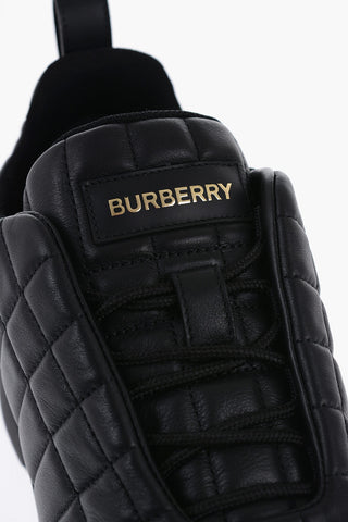 Quilted Leather Low-Top Sneakers