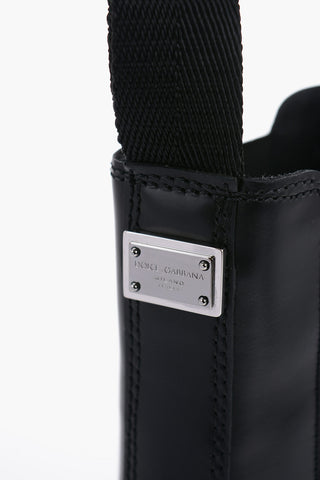 Leather Chelsea Boots With Tank Soles