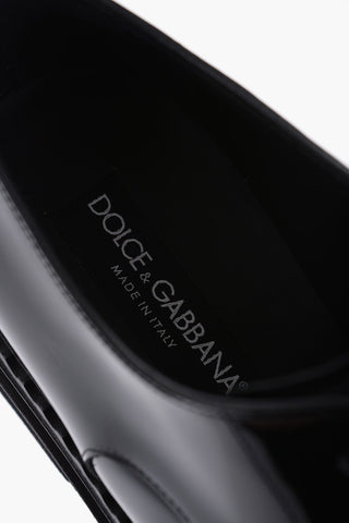 Pointed Patent Leather Derby Shoes