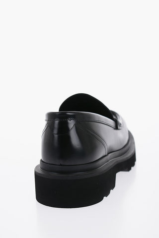 Brushed Leathers Penny Loafers