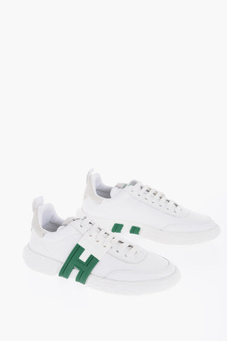 Sneakers Basse 3R in Pelle con Suola in Gomma