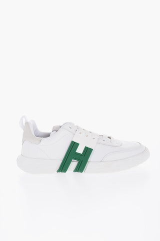 Sneakers Basse 3R in Pelle con Suola in Gomma