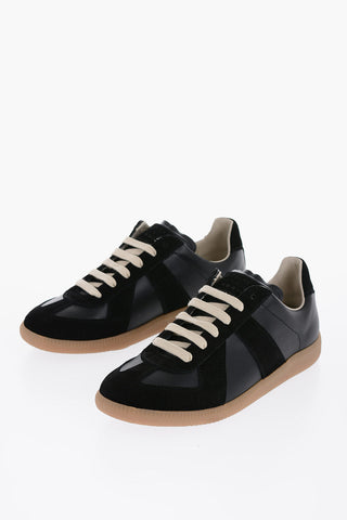 Sneakers Low-Top In Pelle Scamosciata 