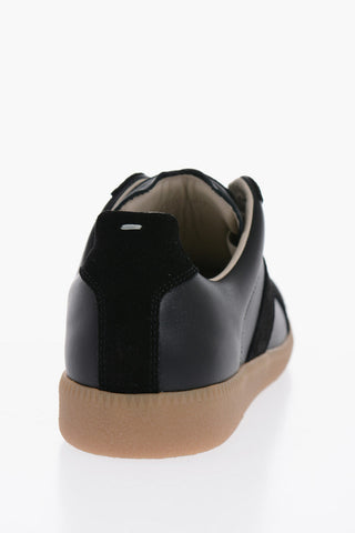 Sneakers Low-Top In Pelle Scamosciata 