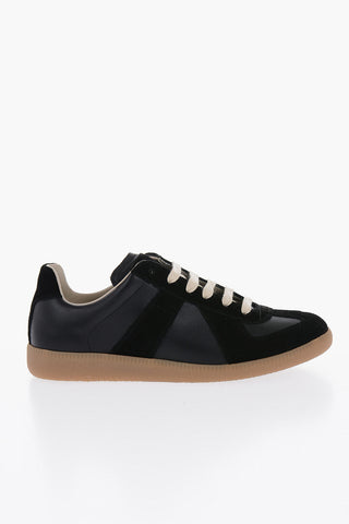 Sneakers Low-Top In Pelle Scamosciata 