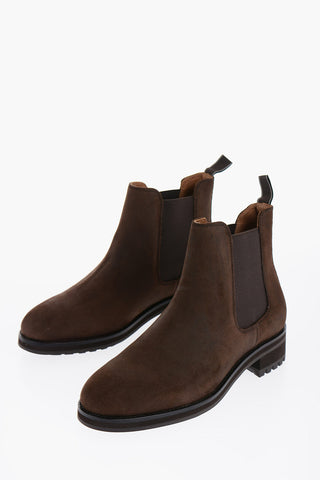 Suede Leather Chelsea Boots