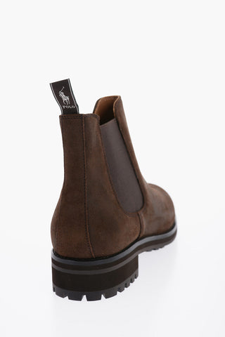 Suede Leather Chelsea Boots