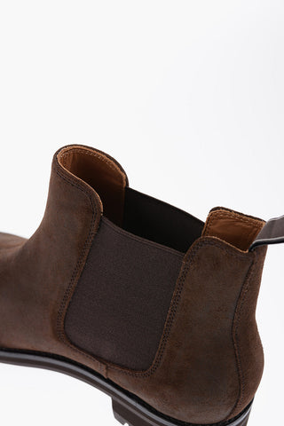 Suede Leather Chelsea Boots