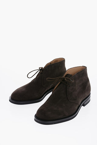 Suede Leather Derby Shoes
