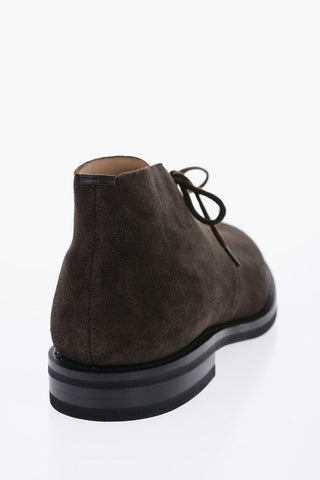 Suede Leather Derby Shoes