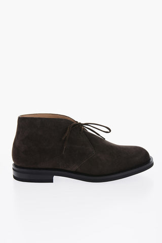 Suede Leather Derby Shoes
