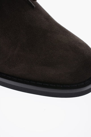 Suede Leather Derby Shoes